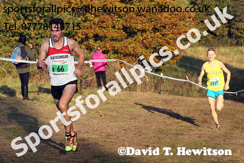 Senior men, National Cross Country Relays, Berry Park, Mansfield. Photo: David T. Hewitson/Sports for All Pics